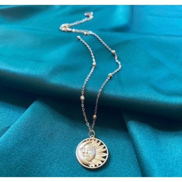 2 LEFT! Solana Sun and Moon Necklace - Picture 4 of 6